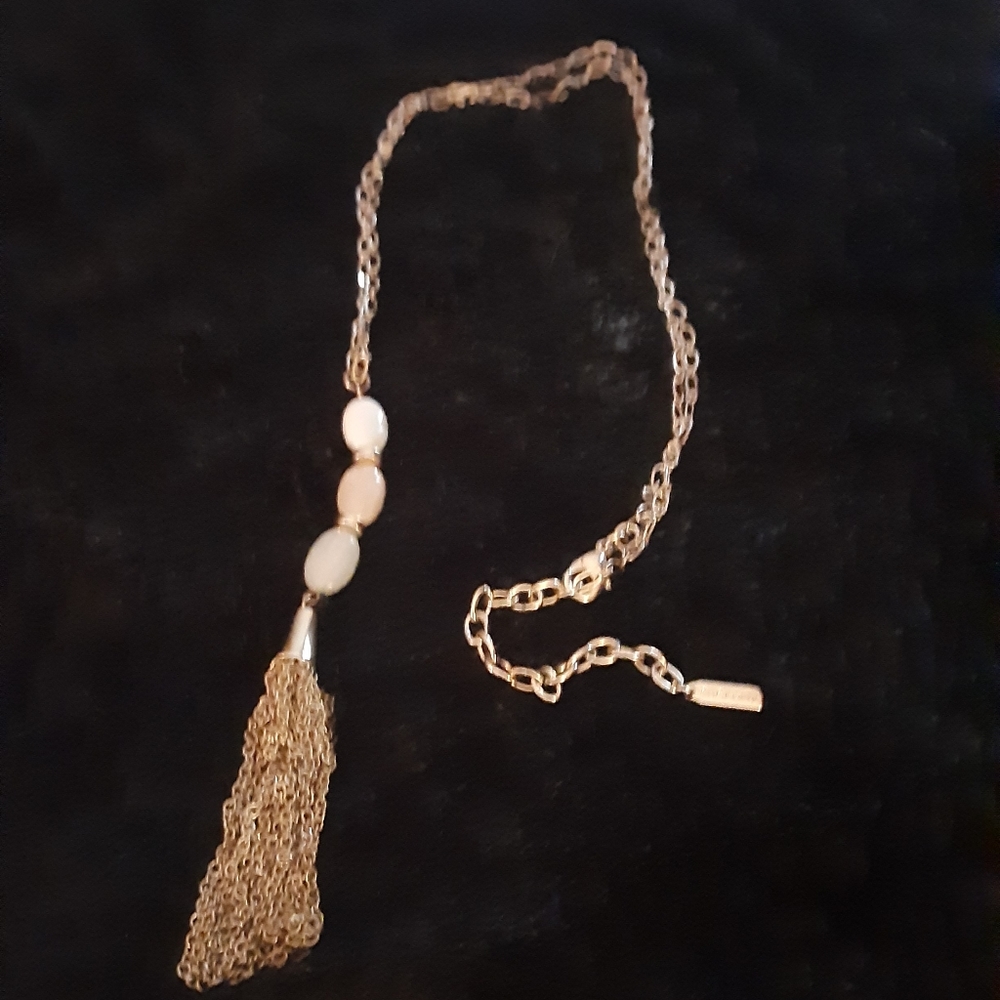 Sugarfix by Baublebar Gold tone NECKLACE Tassel Pre-owned